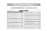 Cuadernillo de Normas Legales - Gaceta Jurídica · Jequetepeque - Zarumilla (Código V) 423146 AMBIENTE R.M. Nº 131-2010-MINAM.- Designan representantes ... Aprueban expediente