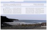 Poblaciones y comunidades marinas del Manuel Carrillo1, Tomás … · Poblaciones y comunidades marinas del Parque Nacional de Timanfaya (Lanzarote) INTRODUCCIÓN n el año 1989 se