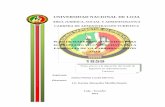 UNIVERSIDAD NACIONAL DE LOJA Pla… · Tesis, previo a la obtención del Grado de Ingeniera en Administración ... Horchata de Vilcabamba 130 Figura Nro. 25: Secado Manual 131 Figura