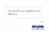 Evolución de la pobreza en México...grande en la pobreza en 2008 13.8 20.7 42.6 18.2 25.1 47.4 15.8 22.4 43.8 14.9 21.5 42.4 0 10 20 30 40 50 Alimentaria Capacidades Patrimonial