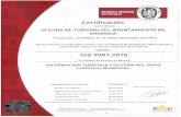 turismo€¦ · OFICINA DE TURISMO DEL AYUNTAMIENTO DE GRANADA PLAZA DEL CARMEN, NO 5 18009 GRANADA ESPAÑA Bureau Veritas Certification certifica que el Sistema de Gestión ha sido