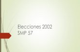 Elecciones 2002 SMP 57 - Poder Ciudadano YA€¦ · Criterios Generales Cantidad de Distritos Electorales 28 Electorado de los Distritos Electorales promedio 91,093 Rango para los