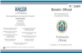 Nº 2685 Boletín Oficialciudaddecorrientes.gov.ar/sites/default/files/... · BOLETIN OFICIAL MUNICIPAL Nº 2685 CORRIENTES, 11 DE NOVIEMBRE DE 2016. RESOLUCION N° 2614: Habilitar