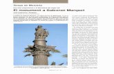 El monument a Galceran Marquet -  · XIX, i la utilització del nou material constructiu va significar un símbol de progrés a la Barcelona d'a- quella Qpoca. L'estSltua de Galceran
