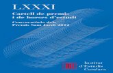 LXXXI - Institut d'Estudis CatalansOfert, en aquest torn (5), a una obra d’un investigador/a de les terres catalanes dedicada a filosofia, dret, economia, geografia, demografia,