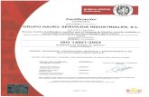  · GRUPO NAVEC SERVICIOS INDUSTRIALES, s.L. ... NO 03/C-MA007 . BUREAU VERITAS Certification 7828 Certificación Certification Concedida a I Awarded to GRUPO NAVEC SERVICIOS INDUSTRIALES,