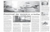 MELODÍAS DEL CANCIONERO POPULAR DE LOS DISTRITOS DE …sayariy.com/archivos/files/prensa/pdf/cristalherido.pdf · La Gran Reunión da, una vez más, clases maestras sobre la música