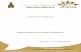 Manual de Procedimientos de la Oficialía 01 del Registro Civil · 2017-02-12 · 20. Manual de Organización del Registro Civil 01 21.Manual de Procedimientos del Registro Civil