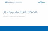Guías de INSARAG · 2 Oficina de Coordinación de Asuntos Humanitarios de las Naciones Unidas (OCHA) Coordinación Salva Vidas | Prefacio: Volumen II – Preparación y Respuesta