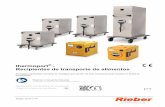 Recipientes de transporte de alimentos€¦ · Lista de revisões 4 Rieber GmbH & Co. KG 1 Lista de revisões Revisão Alteração 06/05/2011 Primeira edição 2012-02-28 Cabo de
