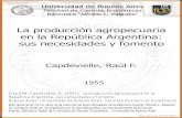 La producción agropecuaria en la República Argentina : sus ...bibliotecadigital.econ.uba.ar/download/tesis/1501-0631_CapdevielleR… · Universidad de Buenos Aires Facultad de.Cíencras