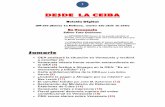 DESDE LA CEIBA - afrocubaweb.com · 2 • Maduro convoca consejo de seguridad para resolver conflicto (21 ) • Venezuela: Devuelven funciones a la Asamblea Nacional (23 ) • Oposición