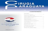 Vol. XXXVI Junio 2012Junio 2012 - Sociedad Paraguaya de ...sopaci.org.py/wp/wp-content/uploads/2016/03/... · 8 re. Cir. Parag. Vo. 36 N 1. 2012 EDITORIAL Bienvenida del Presidente