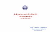 Asignatura de Pediatría: Presentacióncampus.usal.es/~ogyp/Clases teoricas 2012 2013/Pro... · Aspectos de la Pediatría: Concepto y Etapas de la vida del niño Perspectiva histórica