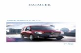 Daimler México S.A. de C.V. · automóviles y vanes de las marcas del grupo Daimler. De Enero a Junio 2012 los ingresos por intereses ascendieron a $792.2 millones de pesos, mostrando