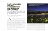 La Evaluación de los Ecosistemas del Milenio en España · SERVICIOS DE LOS ECOSISTEMAS Biodiversidad Carlos Montes y Pedro Lomas Figura 1. La trama conceptual de referencia de MA