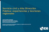 Servicio civil y Alta Dirección Pública: experiencias y ...repositorio.enap.gov.br/bitstream/1/2959/1/00... · Servicio civil y Alta Dirección Pública: experiencias y lecciones