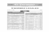 Cuadernillo de Normas Legales€¦ · EL LIBERTADOR SIMÓN BOLÍVAR Lima, lunes 3 de agosto de 2009 Año XXVI - Nº 10688 400099 AÑO DE LA UNIÓN NACIONAL FRENTE A LA CRISIS EXTERNA