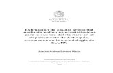 Estimación de caudal ambiental mediante enfoques ...bdigital.unal.edu.co/63830/1/Joanna Andrea Barrera Olarte.2018.pdf · con la estimación del caudal ambiental y con la identificación
