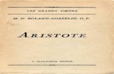 ARISTOTE - Thomas d'Aquin · 2016-03-03 · ARISTOTE 3 AVANT-PROPOS Le mot du Père Lacordaire, qui sert d'épigraphe à la collection pour laquelle cet essai sur Aristote été écrit,