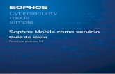 Sophos Mobile como servicio€¦ · 4. En la página CSR, haga clic en Descargar la solicitud de firma de certificado. Este paso guarda el archivo de solicitud de firma de certificado
