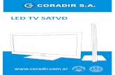 LED TV SATVD - Coradir S.A.descargasvps.coradir.com.ar/upload/manual/MU_led_satvd.pdfPresione para configura tempo-rizador de apagado. OTONES NUMERIOS Presione 0-9 para seleccionar