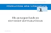 PROGRAMACIÓN DE AULA (PALABRA Y COMUNICACIÓN ... · Web viewGiltza Lehen Mailako Hezkuntza . IKASGELAKO PROGRAMAZIOA. HIZKUNTZA ETA LITERATURA 1. 1. UNITATEA: Astebeteko kontuak.
