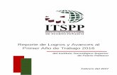 Reporte de Logros y Avances al Primer Año de …itspp.edu.mx/.../03/Primer-Informe-Anual-2016-ITSPP-1.pdfReporte de Logros y Avances al Primer Año de Trabajo 2016 Índice Presentación