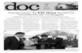Ano 15 Edição 2282 Inauguração da ETE Onça beneficia ... · A inauguração da Estação de Tratamento de Esgotos do Ribeirão do Onça – ETE Onça – dia 7 de Junho, ...