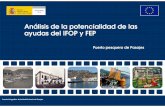 Análisis de la potencialidad de las ayudas del IFOP y FEP€¦ · compartido tanto la pesca de bajura como la de altura. El pescado llega al puerto en embarcaciones de pesca o por