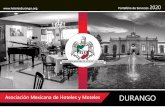 Presentación de PowerPoint...Asociación Mexicana de Hoteles y Moteles 2020 Portafolio de Servicios DURANGO BIENVENIDA Y CARTA DEL PRESIDENTE En -la Asociación de Hotelesy Moteles