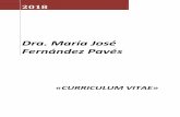 Dra. María José Fernández Pavésportal.uc3m.es/portal/page/portal/inicio/universidad/... · 2019-04-01 · Drª. María José Fernández Pavés Curriculum vitae - 2018 15 IV. PUESTOS