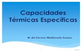 Capacidades Térmicas Específicas - UNAMdcb.fi-c.unam.mx/CoordinacionesAcademicas... · 1 03/05/2016 El alumno identificará e inferirá Experimentalmente la capacidad térmica específica