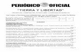PERIÓDICO OFICIAL · que fue publicado en el Periódico Oficial “Tierra y Libertad”, Órgano del Gobierno del Estado Libre y Soberano de Morelos, número 5565, segunda sección