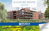 LE CLOS DES ARTISTES - Delzelle · UMons HEH Haute École en Hainaut Institut d’Enseignement Secondaire Paramédical Provincial Haute École Roi Baudouin École Saint-Luc Terrain