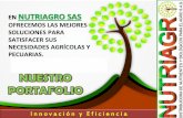 Presentación de PowerPoint - NUTRIAGRO SAS · COMERCIAL: NANCY MARÍA MELO LUNA Cel. 3103075717 - 3203557424 - 6961362 comercial1@nutriagrosas.com JUAN JOSÉ BARBUDO VICIOSO Cel.