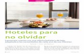 Descansar es fundamental cuando se hace turismo. Lanzarote ... · Redacción / Fotos: Jesús Betancort ... Lanzarote cuenta con hoteles espectaculares para elegir. Nº 28. Enero 2017