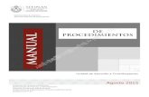 DE PROCEDIMIENTOS MANUAL - veracruz.gob.mx · Simbología de Diagramas: Incluyen las figuras que se utilizan en las representaciones gráficas de los procedimientos. Descripción