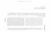 Analisis de la naturaleza jurídica de la accion concertada sanitaria …asocex.es/wp-content/uploads/2020/06/Revista-Auditoria... · 2020-06-04 · Analisis de la naturaleza jurídica