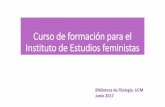 Curso de formación para el Instituto de Estudios feministas€¦ · Mendeley: tutorial de aprendizaje (Univ. Salamanca, Julio Alonso Arévalo, noviembre 2015) Guía básica para