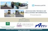 Presentación de PowerPointateb.es/pdf/S-Presentacion de ATEB_AOPJA_21_06_17.pdf · JORNADA SOBRE SOLUCIONES SOSTENIBLES PARA FIRMES DE CARRETERAS Sevilla 21 de junio de 2017 Au t