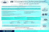 8 Congreso Internacional - cmas.siu.buap.mxcmas.siu.buap.mx/portal_pprd/work/sites/contaduria/templates/3/1/8… · Costo $1,500.00 $ 750.00 de libro Sin costo Modalidad Ponencia