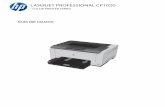 LASERJET PROFESSIONAL CP1020 - Toner impresoras · Convenciones utilizadas en esta guía SUGERENCIA: Los consejos ofrecen pistas o métodos abreviados de utilidad. NOTA: Las notas