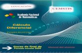  · Curso de final de Periodo Escolar 2020 UEMSTIS Academia Nacional de Matemáticas 2 Índice Índice