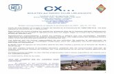 CX CX 142.pdf · Parte de este Boletín se irradia a través de CX1AA en la frecuencia de 7088/7085 KHz , los días sábado en el horario de 11:30 hora CX. Éste boletín se envía