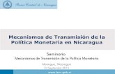 Presentación de PowerPoint - Banco Central de Nicaragua · neutralidad del tipo de cambio nominal sobre las variables reales en el largo plazo, razón ... Gestión de Inflación