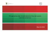 Programa de Contraloría Social para Universitarios · Presentación UAQ – CONT 17. 1.1.2. Reunión de Coordinación UAQ - CONT. 22 1.2. Difusión del Programa de Contraloría Social
