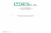 MCS Personal corregida · 24 MCS Personal MCS Life Insurance Company Rev. 5/2015 P.O. Box 9023547 San Juan, PR 00902-3547 (787) 758-2500 Por: MCS LIFE INSURANCE COMPANY