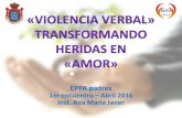 EPPA padres 1er encuentro Abril 2016 Inst. Ana María Janerjaner.esc.edu.ar/3-cartelera/EPPA-Violenca_Verbal-Encuentro_2016-0… · Fases del ciclo de violencia intrafamiliar . Violencia