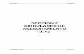 SECCION 2 CIRCULARES DE ASESORAMIENTO (CA) · 2017-02-01 · CA OPS 1.250 Establecimiento de Altitudes Mínimas de Vuelo 2-D-10 CA OPS 1.255 Política de Combustible 2-D-14 CA OPS